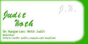 judit woth business card